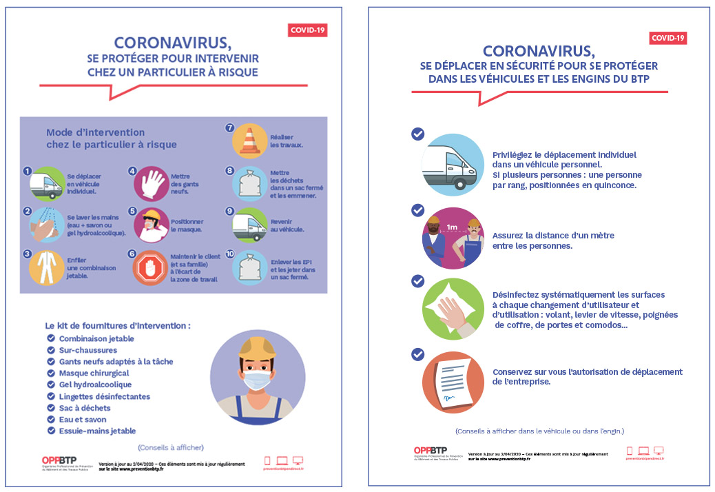 Covid 19 – Reprise des chantiers : le guide des bonnes pratiques est ...